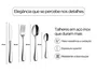 Jogo de Talheres 4 Peças em Aço Inox Conjunto Completo para Mesa