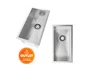Cuba Auxiliar Inox 40x20 para Pia e Area Gourmet (Outlet)