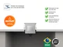 Cuba Auxiliar Inox 40x20 para Pia e Area Gourmet (Outlet)