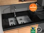 Cuba Auxiliar Inox 40x20 para Pia e Area Gourmet (Outlet)