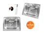Cuba Basic 50x40 Inox Acetinado Embutir Com Válvula (Outlet)