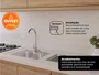 Cuba Basic 50x40 Inox Acetinado Embutir Com Válvula (Outlet)