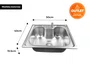 Cuba Basic 50x40 Inox Acetinado Embutir Com Válvula (Outlet)