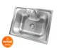 Cuba Basic 50x40 Inox Acetinado Embutir Com Válvula (Outlet)