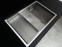 Cuba De Sobrepor Quadratta 60x40cm Em Aço Inox Escovado c Escorredor e Tampa Decorativa Para Válvula De Ø4.1/2"