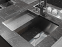 Cuba De Sobrepor Quadratta 60x40cm Em Aço Inox Escovado c Escorredor e Tampa Decorativa Para Válvula De Ø4.1/2"