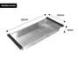 Cuba De Sobrepor Calha Úmida Essence 44x44cm Em Aço Inox Escovado Com Escorredor Válvula De 4.1/2