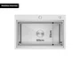 Cuba De Sobrepor Essence 68x46cm Em Aço Inox Escovado Com Acessórios E Válvula De 4.1/2