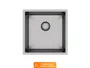 Pia De Sobrepor Quadrada 35x35cm Em Aço Inox Escovado Com Válvula De 4.1/2 (Outlet) Pia De Sobrepor Quadrada 35x35cm Em Aço Inox Escovado Com Válvula De 4.1/2 (Outlet)