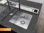 Pia Sobrepor Quadratta 35x35cm Em Aço Inox Escovado Com Válvula 3.1/2 (Outlet)
