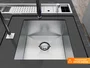 Pia Sobrepor Quadratta 35x35cm Em Aço Inox Escovado Com Válvula 3.1/2 (Outlet)