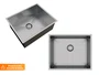 Cuba De Sobrepor Quadratta 50x40cm Em Aço Inox Escovado Com Válvula De 4.1/2 (Outlet)