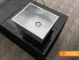 Cuba De Sobrepor Quadratta 50x40cm Em Aço Inox Escovado Com Válvula De 4.1/2 (Outlet)