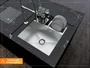 Cuba De Sobrepor Quadratta 54x58cm Em Aço Inox Escovado Com Kit Escorredor 3 Módulos Integrado Válvula De 4.1/2 (Outlet)