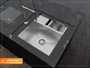 Cuba De Sobrepor Quadratta 54x58cm Em Aço Inox Escovado Com Kit Escorredor 3 Módulos Integrado Válvula De 4.1/2 (Outlet)