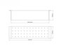 Cuba De Sobrepor Quadratta 60x40cm Em Aço Inox Escovado c Escorredor e Válvula De Ø4.1/2"