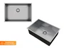 Pia De Sobrepor Cuba Quadratta 60x40cm Em Aço Inox Escovado Com Válvula De 4.1/2 (Outlet)