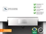 Cuba Sobrepor Quadratta 70x40cm Pia Aço Inox Escovada Com Válvula De 4.1/2 (Outlet)