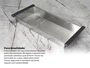 Cuba Dupla Sobrepor Calha Úmida Essence 78x43cm Aço Inox Escovado Com Escorredor E Válvula 4.1/2