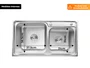 Cuba Dupla Embutir Basic 78x43cm Pia Com Escorredor Aramado E Válvula 4.1/2 (Outlet) Cuba Dupla Embutir Basic 78x43cm Pia Com Escorredor Aramado E Válvula 4.1/2 (Outlet)
