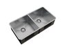 Cuba Dupla Inox Quadrada Calha Úmida C/ Válvula 80x40 Embutir