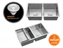Cuba Inox Essence Dupla 78x43 Sobrepor Calha Umida Completa (Outlet)