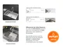 Cuba Inox Essence Dupla 78x43 Sobrepor Calha Umida Completa (Outlet)