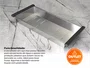 Cuba Inox Essence Dupla 78x43 Sobrepor Calha Umida Completa (Outlet)