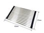 Cuba Platino Integrato Ld 103,7x44cm Em Aço Inox Escovado Com Esteira e Válvula de Ø4.1/2"