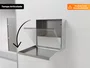 Suporte Para Papel Toalha Dispenser Cai Cai Interfolhado Em Aço Inox Escovado (Outlet) Suporte Para Papel Toalha Dispenser Cai Cai Interfolhado Em Aço Inox Escovado (Outlet)