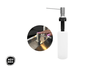 Dispenser Dosador Exclusive para Bancada 500ml Em Aço Inox Escovado