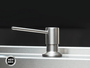 Dispenser Dosador Exclusive para Bancada 500ml Em Aço Inox Escovado