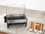 Escorredor de Louça Calha Úmida Speciale Pro 32x48,5x42cm em Aço Inox com Bandeja Coletora