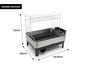 Escorredor de Louça Calha Úmida Speciale Pro 32x48,5x42cm em Aço Inox com Bandeja Coletora