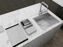 Escorredor De Louça para Bancada Em Aço Inox Escovado 37x20cm