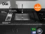 Escorredor Equipado DQI Linear Módulo Único 43cm Em Aço Inox Escovado (Outlet)