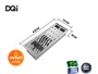Escorredor Equipado DQI Linear Módulo Único 43cm Em Aço Inox Escovado (Outlet)