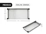 Escorredor Para Cuba 42x20x5 cm em Aço Inox Escovado Para Alimentos