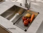 Escorredor Para Cuba 42x20x5 cm em Aço Inox Escovado Para Alimentos