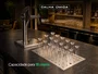 Escorredor de Copos Pro 420 em Aço Inox para Bancadas de Bares e Restaurantes