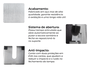 Escova Sanitária com Suporte em Aço Inox Escovado 8x8x12cm