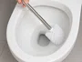 Escova Sanitária Branca com Suporte para Banheiro e Lavabo