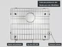 Grade Aramada Calha Úmida Quadratta 50x40cm Em Aço Inox Eletropolido