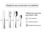Jogo De Talheres Portátil Kit 5 Peças Em Aço Inox Com Estojo Camping