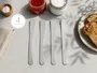 Kit 4 Espátulas para Manteiga Geleias e Patês em Aço Inox
