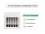 Kit 8 Espátulas para Manteiga Geleias e Patês em Aço Inox