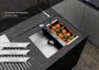 Kit Cesto Escorredor 3 Módulos Em Aço Inox Escovado 42,3x20cm