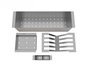 Kit Cesto Escorredor Mini Calha Úmida 3 Módulos 42,3x12cm