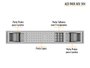 Kit Escorredor Sobrepor Calha Úmida Kitchen 4 Módulos 118cm