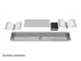 Kit Escorredor Sobrepor Calha Úmida Kitchen 4 Módulos 118cm